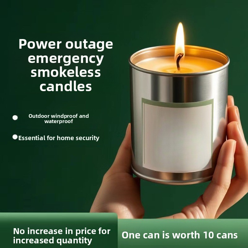 Outdoor Lighting Bollards - Emergency Disaster‑Prevention Candles Smokeless Odorless Waterproof