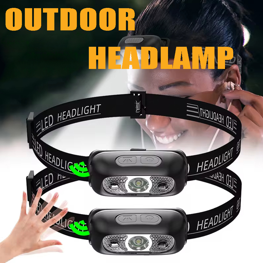Outdoor Lighting Bollards - Strong Light Headlamp Portable LED Sensor