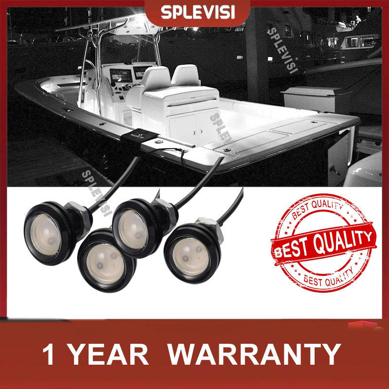 Outdoor Lighting B&Q - 4PCS LED Boat Light Waterproof Outrigger