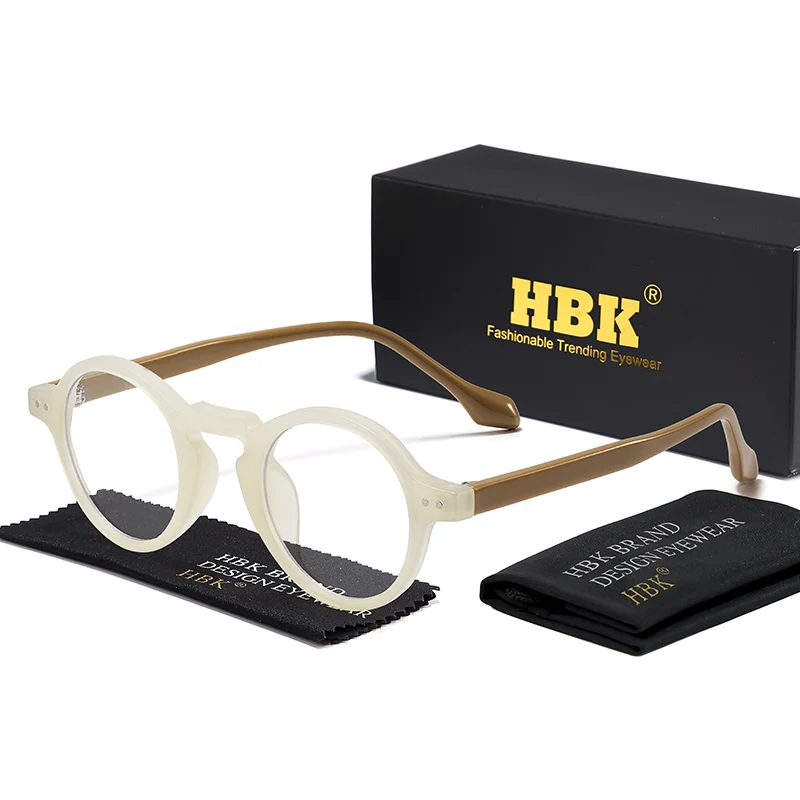 Quality Outdoor Lighting Brands - HBK Vintage Round Men Small Glasses