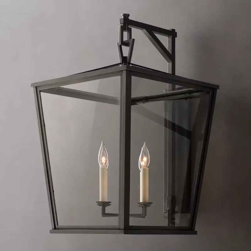 Outdoor Lighting For Home - Yihao Custom Large Tall Bracketed Wall