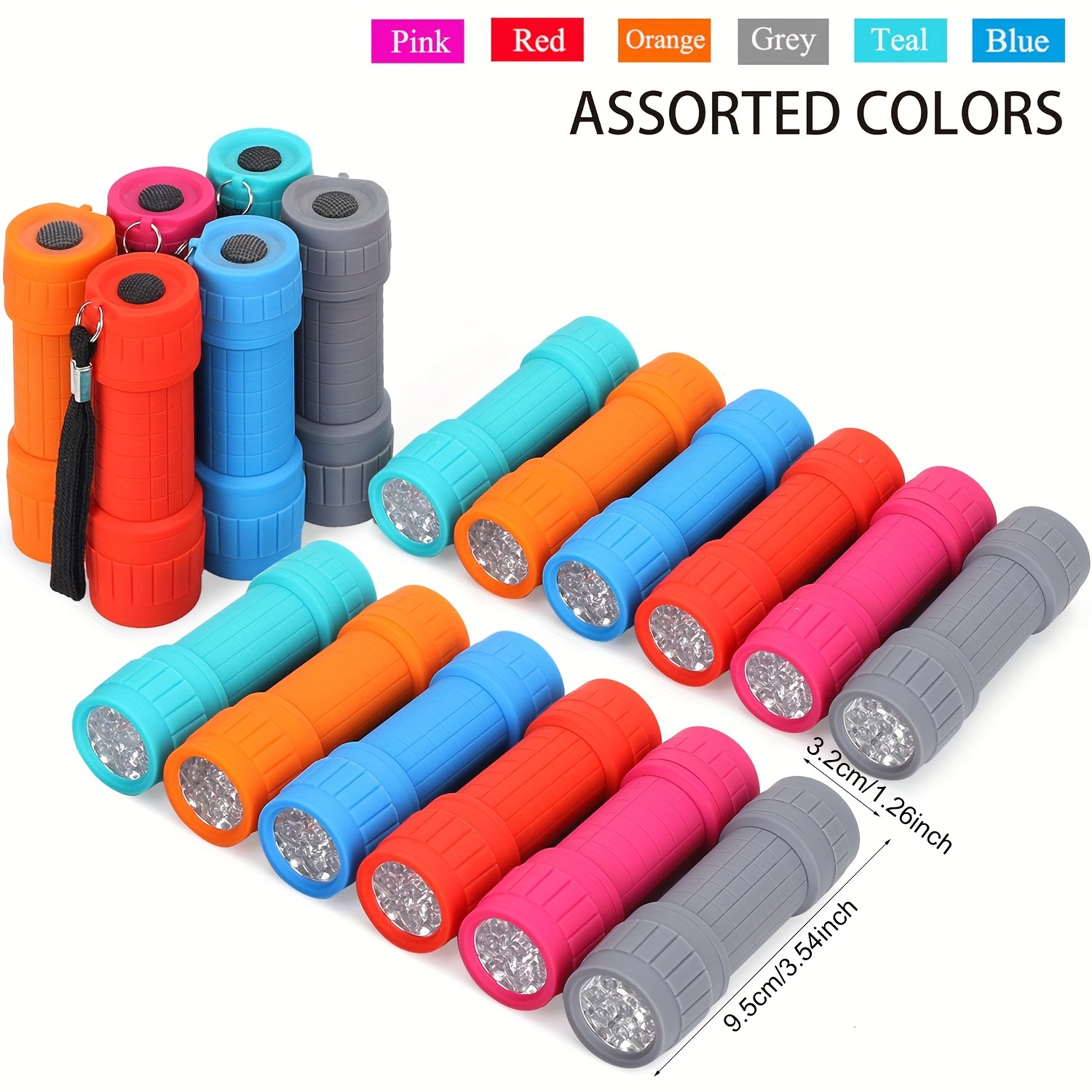 Outdoor Lighting Bollards - Mini Portable Flashlight Nine XPE Lamp