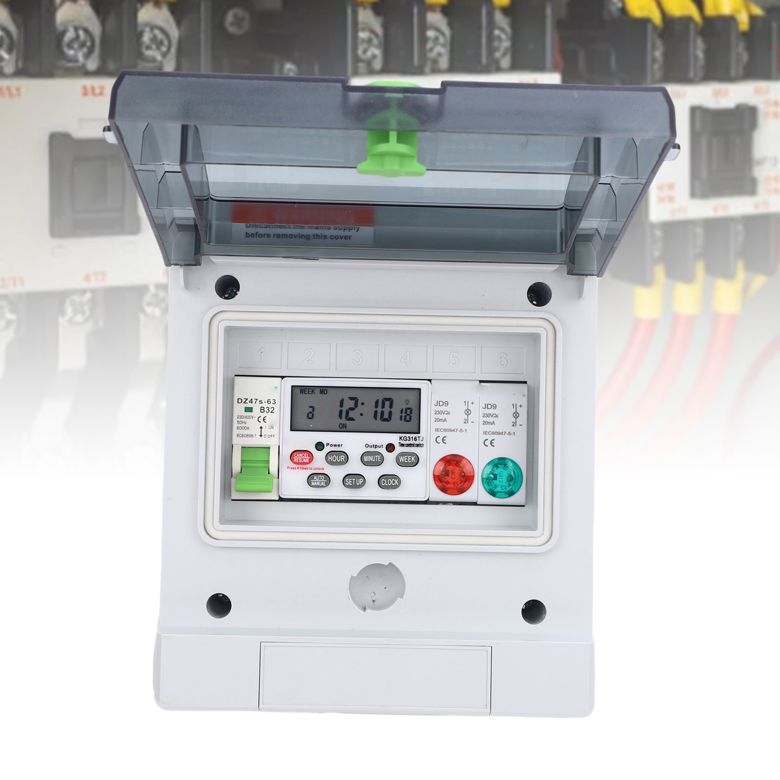 Outdoor Lighting Timer Switch - Outdoor Water Proof Distribution Box 32A