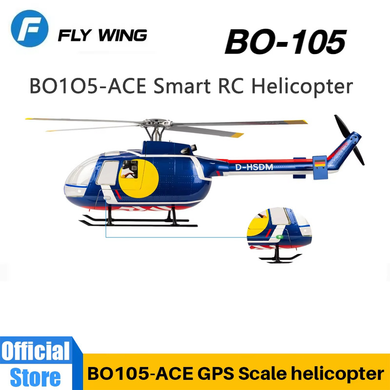 Outdoor Lighting Cable Uk - Flying wing BO-105 remote-controlled helicopter blue