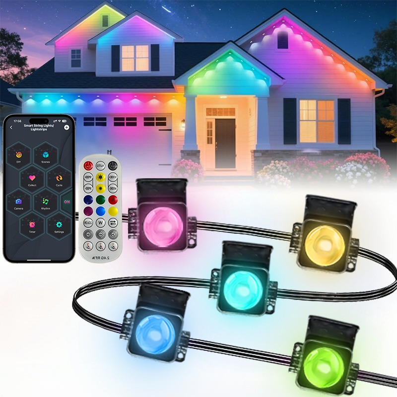 Outdoor Lighting Timer Switch - Smart Outdoor Eaves Light, Permanent Outdoor
