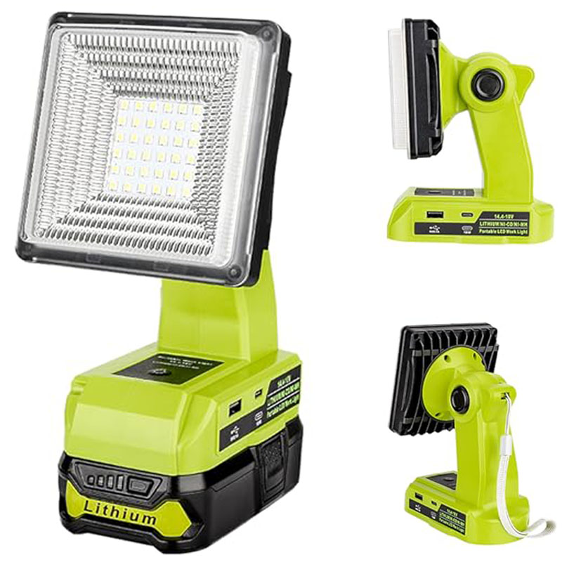 Outdoor Lighting Bollards - For Ryobi 18V Li-ion Battery 25W