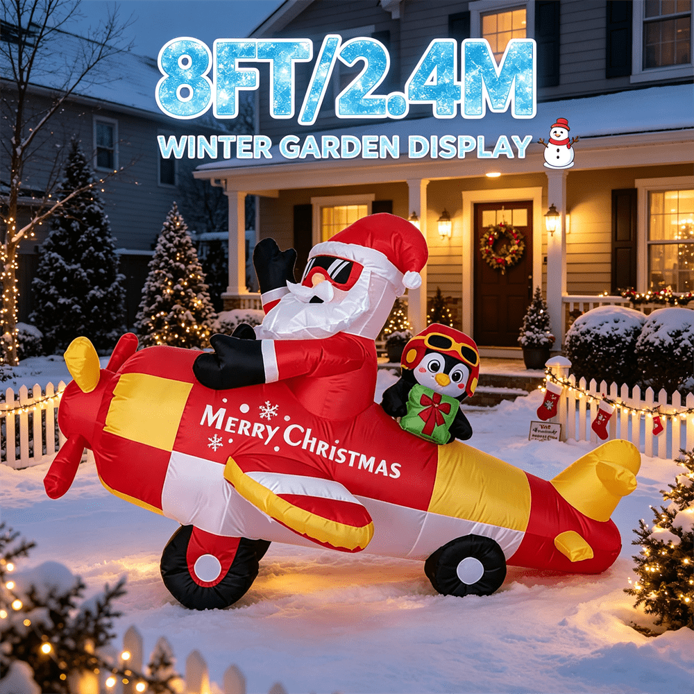 8FT Christmas Inflatable Toy L - Xmas Outdoor Lighting Decorations 评论和价格