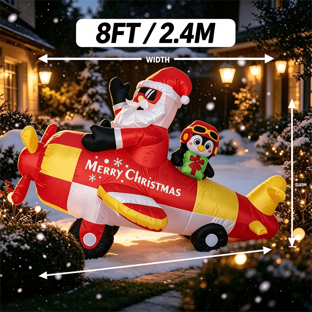 8FT Christmas Inflatable Toy L - Xmas Outdoor Lighting Decorations 评论和价格