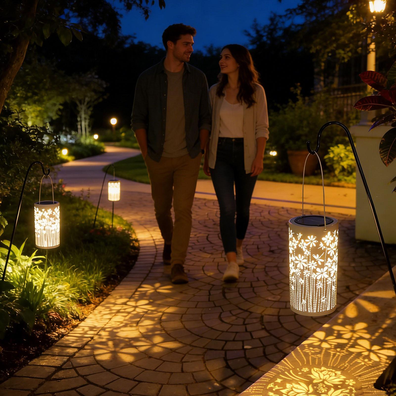 Outdoor Lanterns For Porch Wat - Solar Path Light 评论和价格