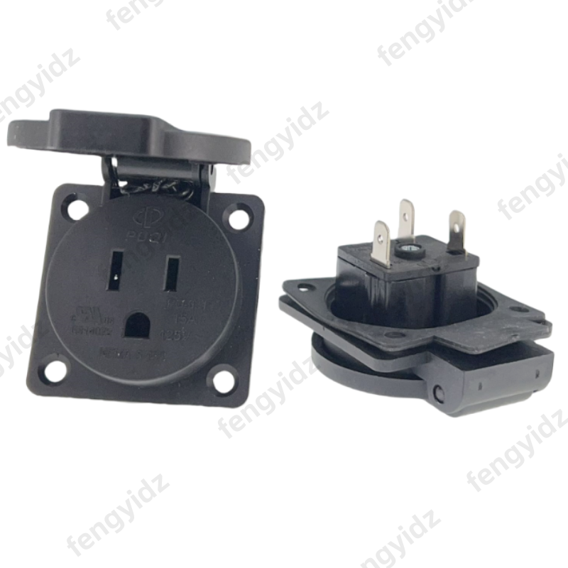 Black 125V 15A 20A IP44 CE Ame - Outdoor Lighting Japan 评论和价格