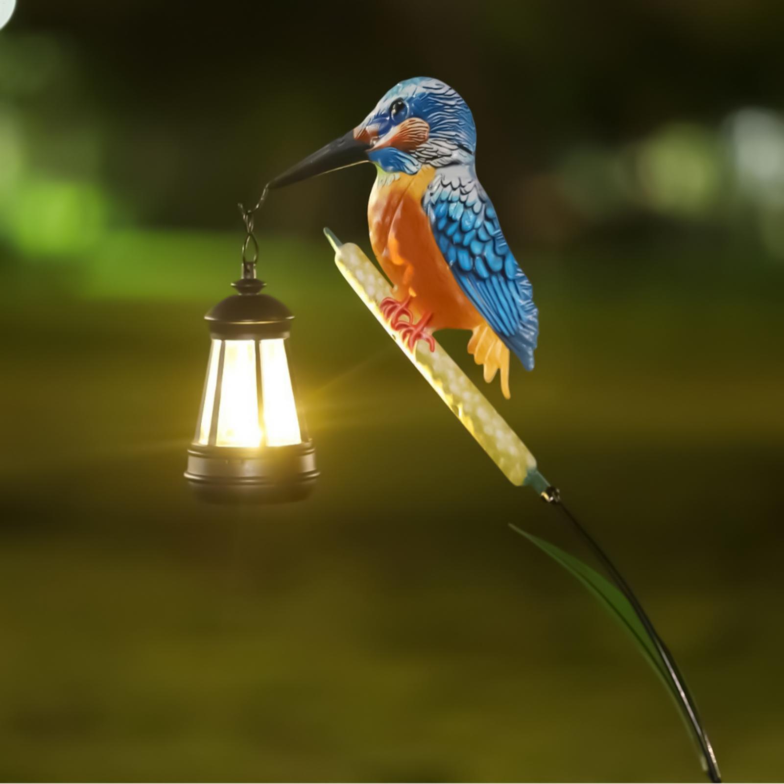 Solar Powered Kingfisher Light - Outdoor Lighting Driveway 评论和价格