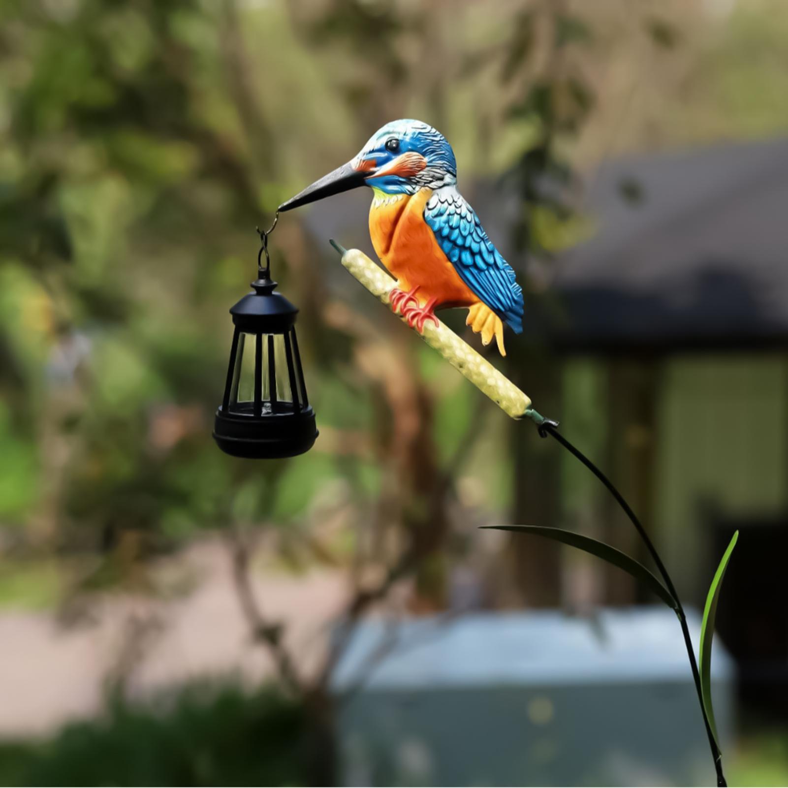 Solar Powered Kingfisher Light - Outdoor Lighting Driveway 评论和价格
