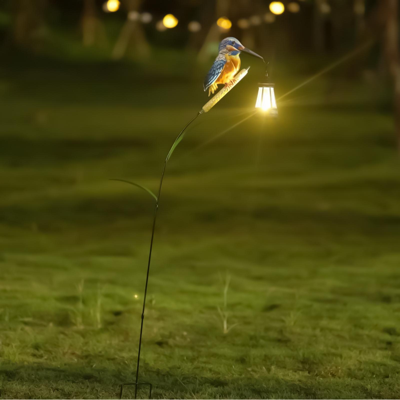 Solar Powered Kingfisher Light - Outdoor Lighting Driveway 评论和价格