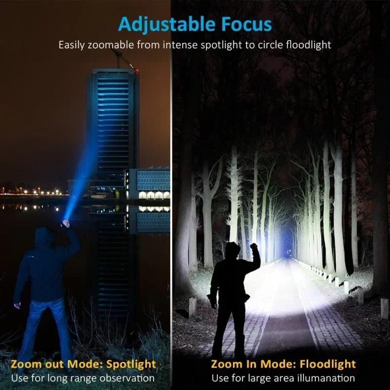 T6 LED Rechargeable Flashlight - Outdoor Lighting Lowes 评论和价格