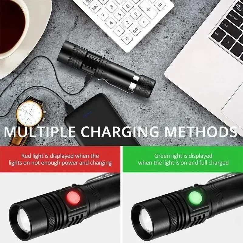 T6 LED Rechargeable Flashlight - Outdoor Lighting Lowes 评论和价格