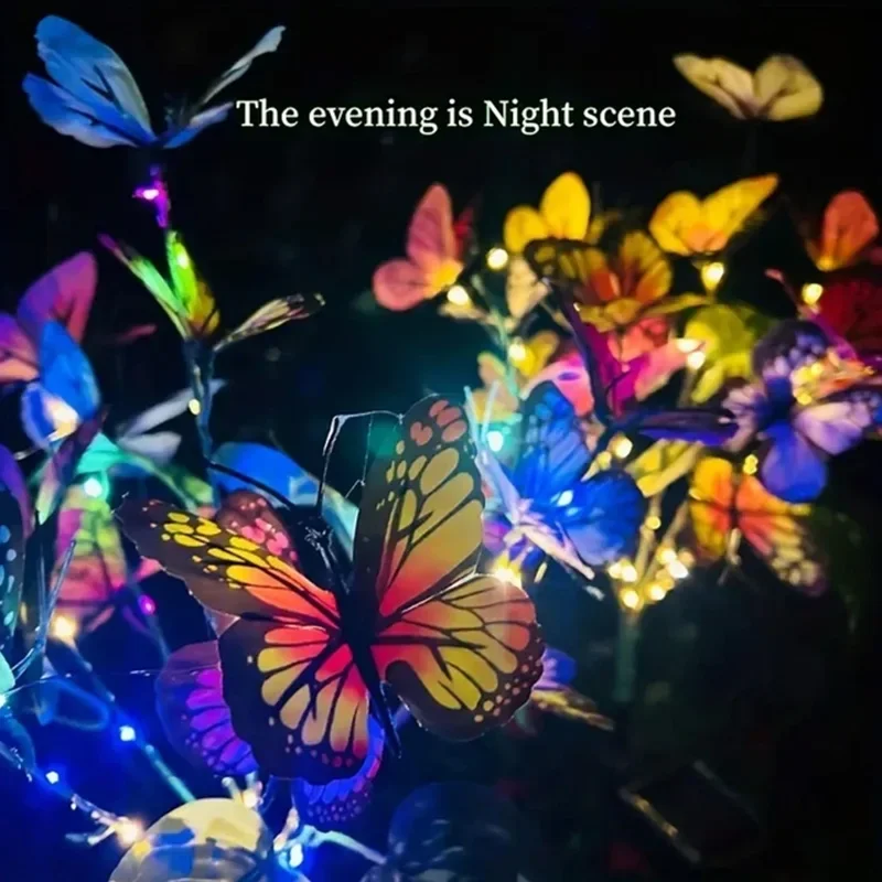 Solar LED Butterfly Garden Lig - Outdoor Lighting Diy 评论和价格