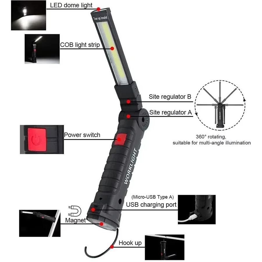 Portable LED Flashlight with M - Outdoor Lighting Lowes 评论和价格