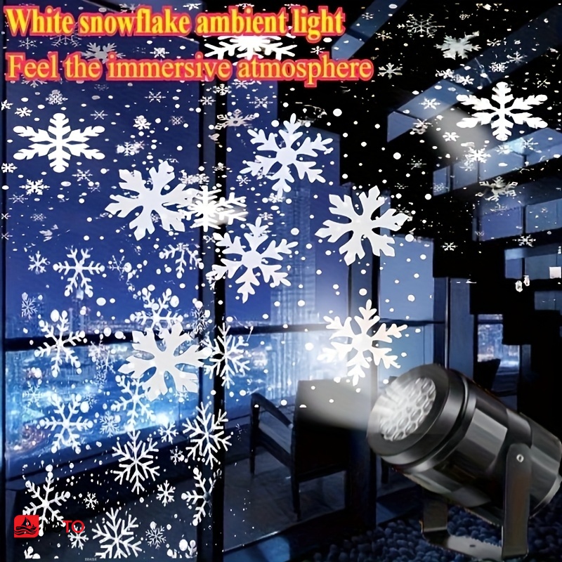 HalloweenLED Snowflake Project - Xmas Outdoor Lighting Decorations 评论和价格