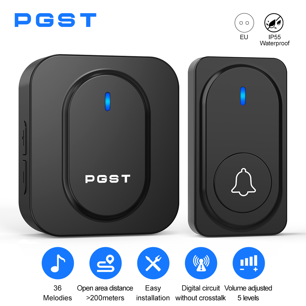 PGST Wireless Doorbell 36 Chim - Outdoor Lighting Install 评论和价格