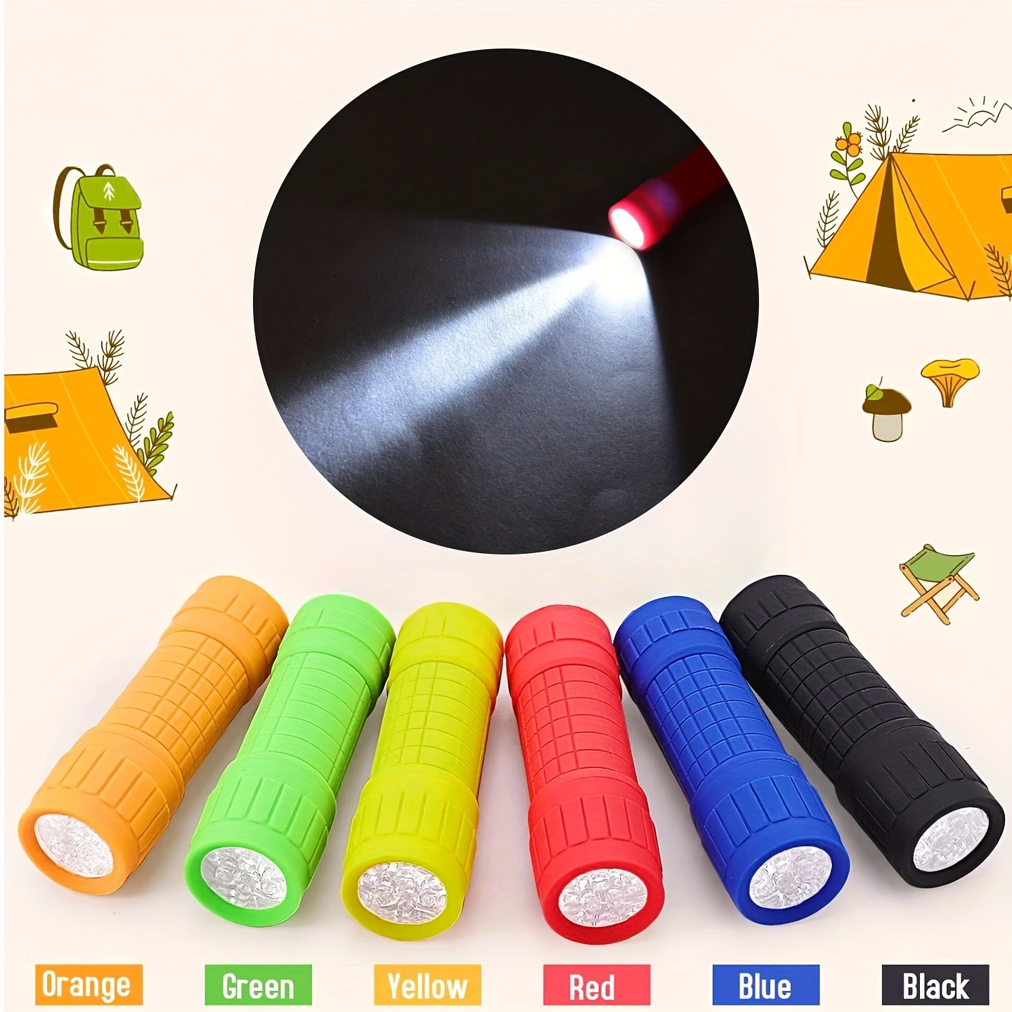 Mini Portable Flashlight Nine  - Outdoor Lighting Bollards 评论和价格