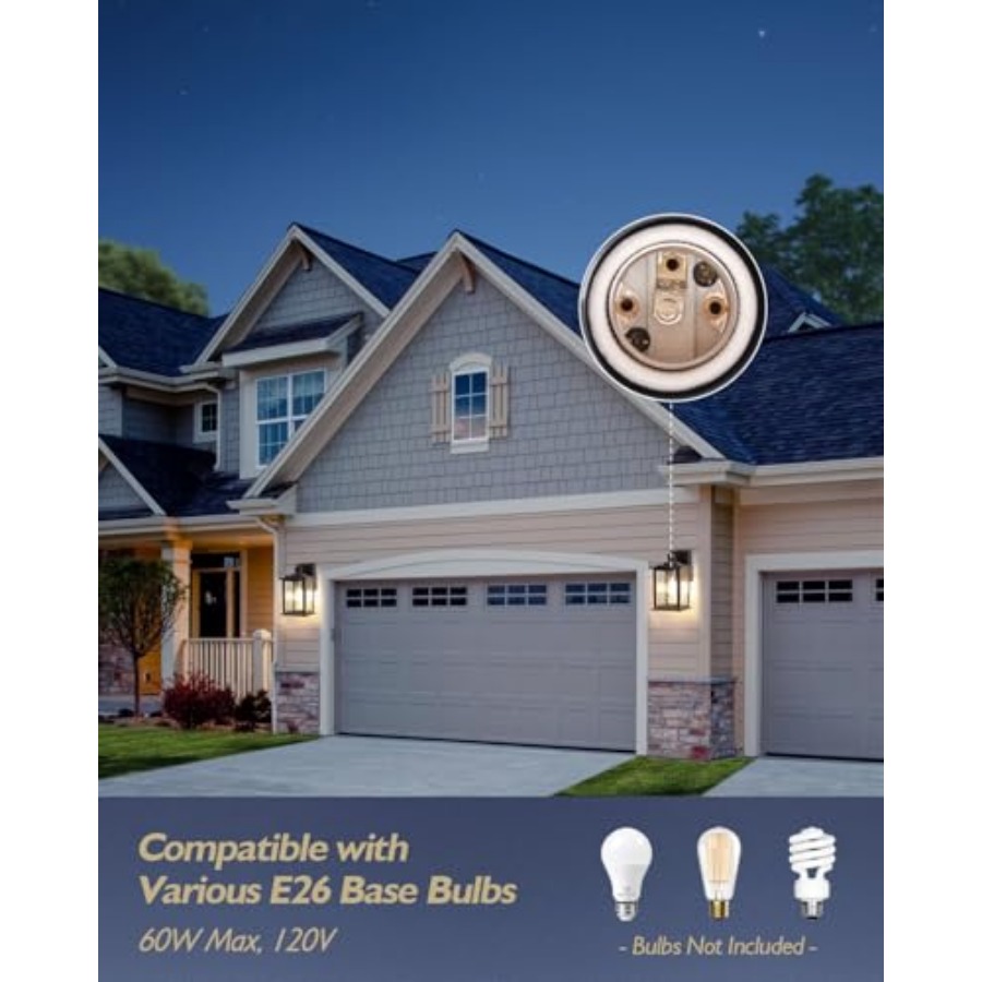 12'' Porch Lights Outdoor, Cla - Outdoor Lighting For Front Of House 评论和价格