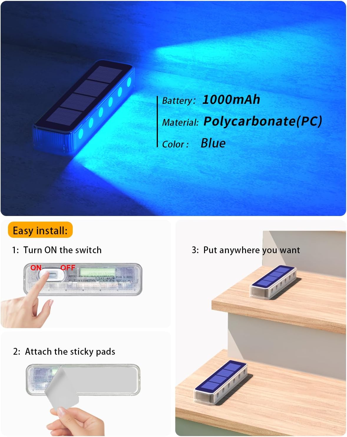 Outdoor Solar Deck Lights LED  - Outdoor Lighting Driveway 评论和价格