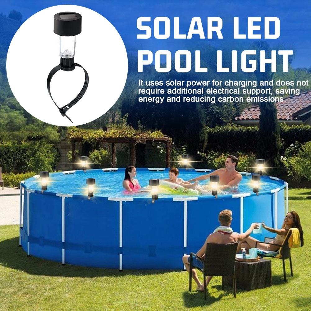 Solar Powered LED Pool Lights  - Outdoor Lighting Ground 评论和价格