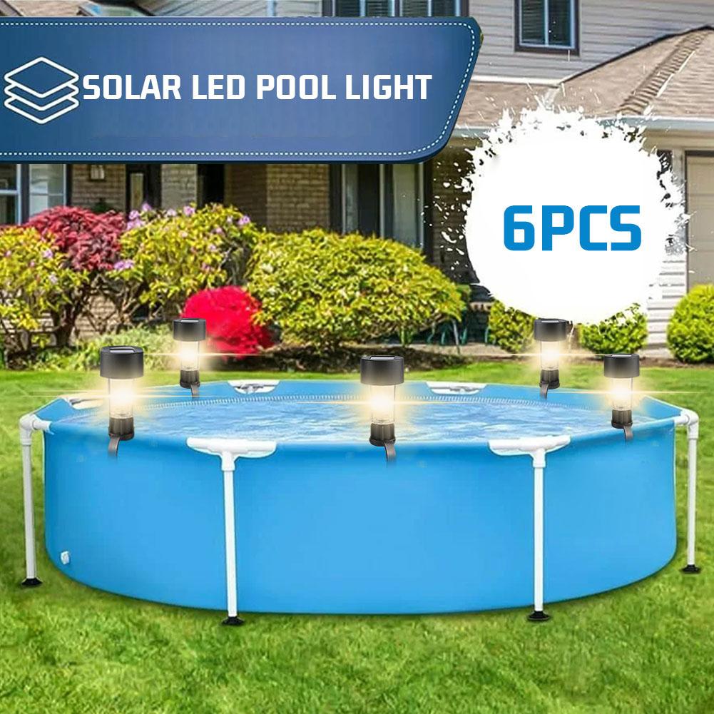 Solar Powered LED Pool Lights  - Outdoor Lighting Ground 评论和价格