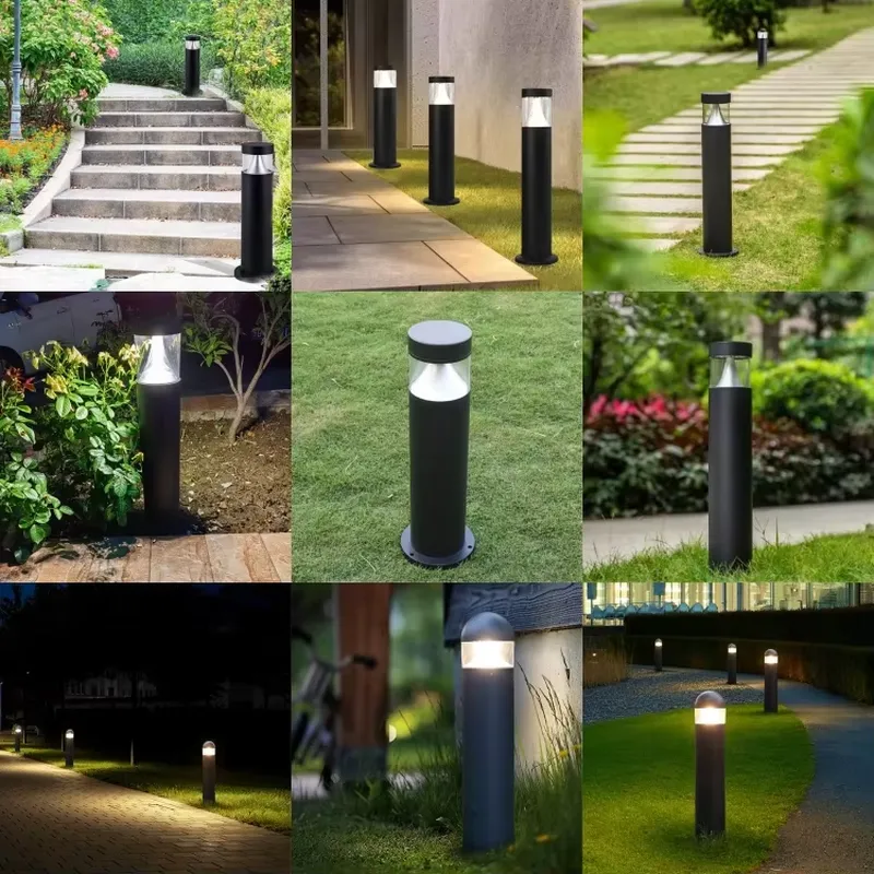 3/7/12W Modern Aluminum LED Bo - Outdoor Lighting Bollards 评论和价格