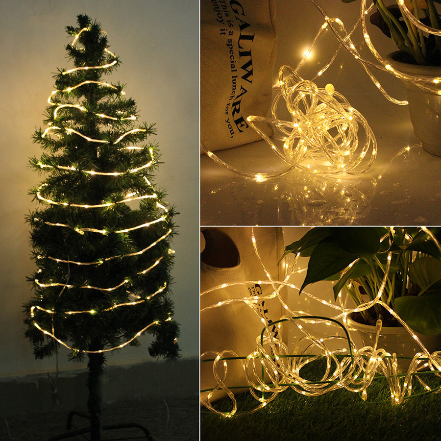 LED Outdoor Solar Rope Tube Fa - Outdoor Lighting Year Round 评论和价格
