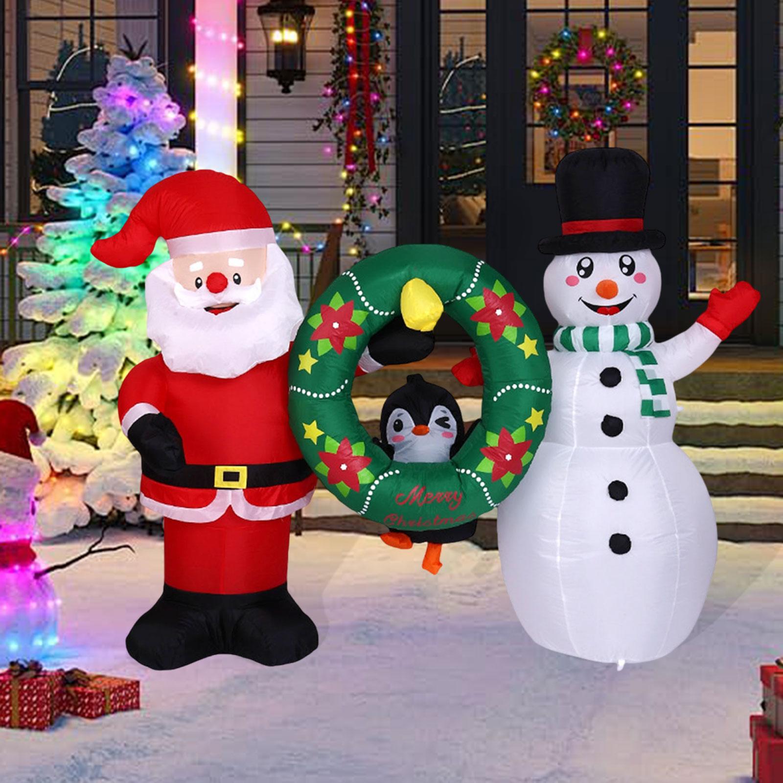 Christmas Inflatables Decorati - Xmas Outdoor Lighting Decorations 评论和价格