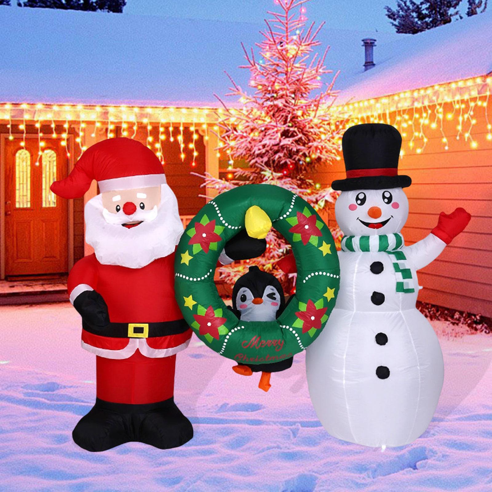 Christmas Inflatables Decorati - Xmas Outdoor Lighting Decorations 评论和价格