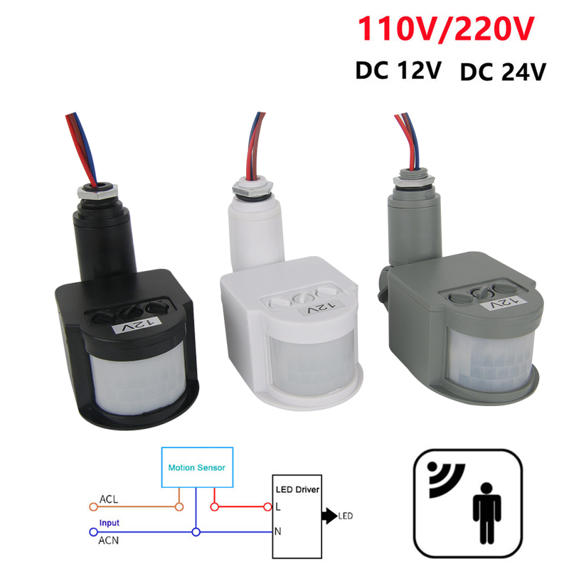 12V Motion Sensor 220V/110V PI - Outdoor Lighting Timer Switch 评论和价格