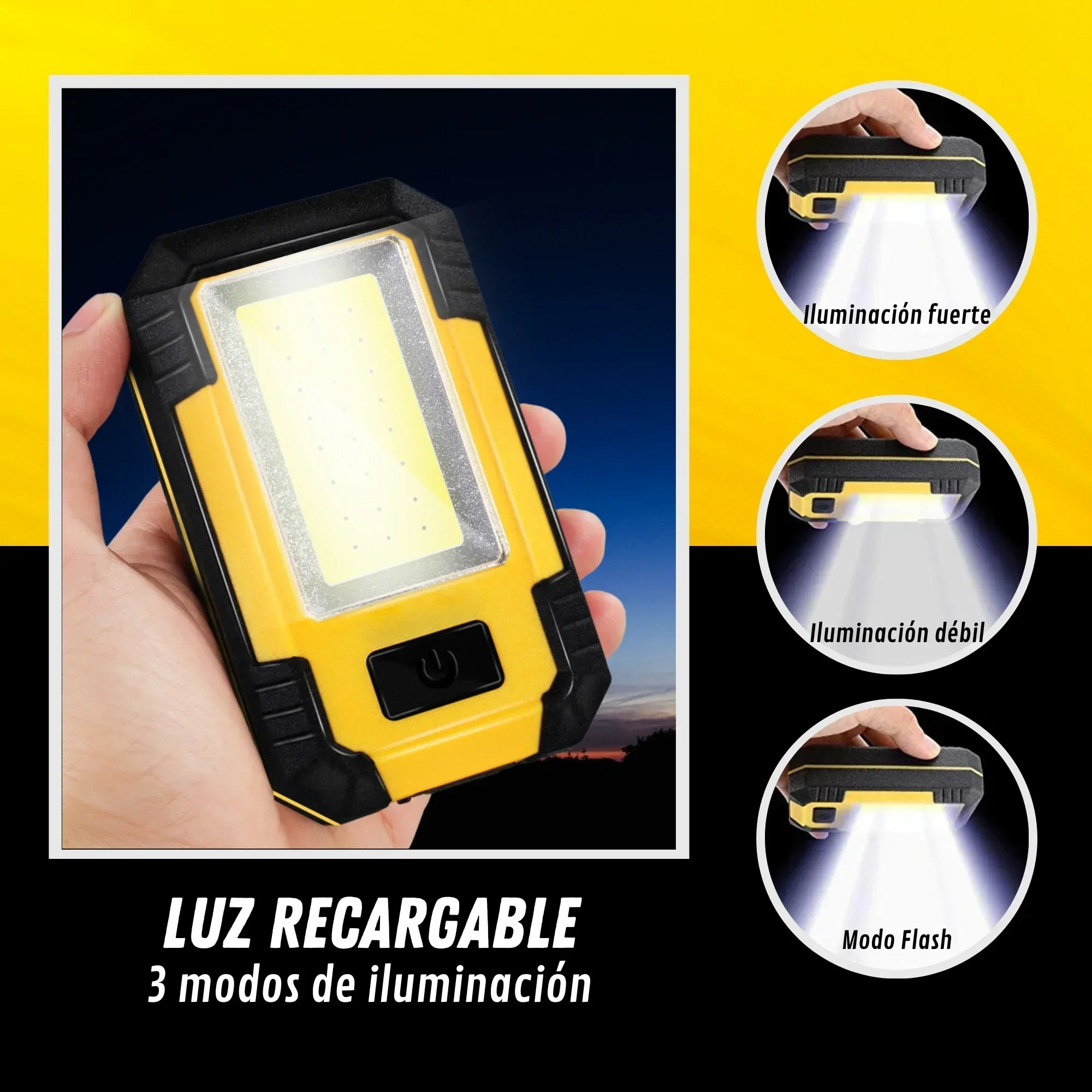Rechargeable 4000MaH Work Ligh - Outdoor Lighting Bollards 评论和价格