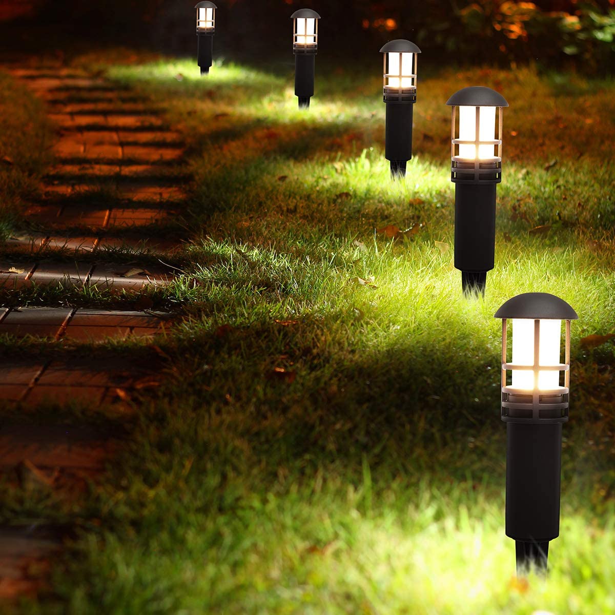 8Pcs LED Outdoor Garden Lawn L - Outdoor Lighting Install 评论和价格