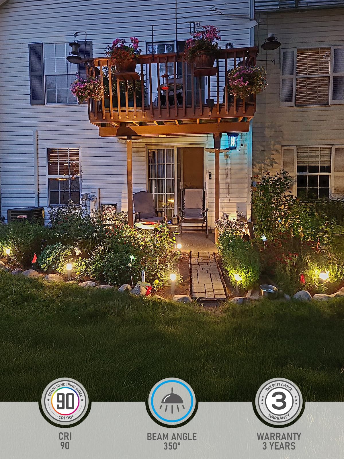 8Pcs LED Outdoor Garden Lawn L - Outdoor Lighting Install 评论和价格