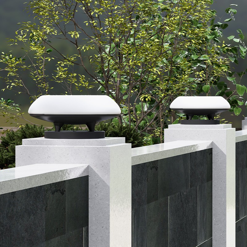 Solar Pillar Lights LED Wall L - Outdoor Lighting Year Round 评论和价格