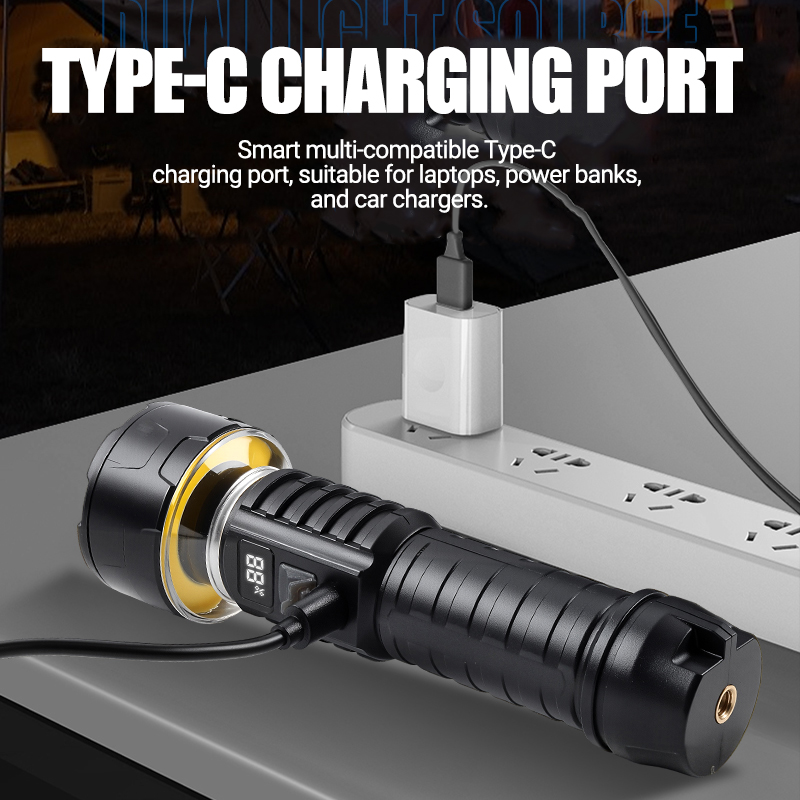 COB LED Flashlight Rechargeabl - Outdoor Lighting Lowes 评论和价格
