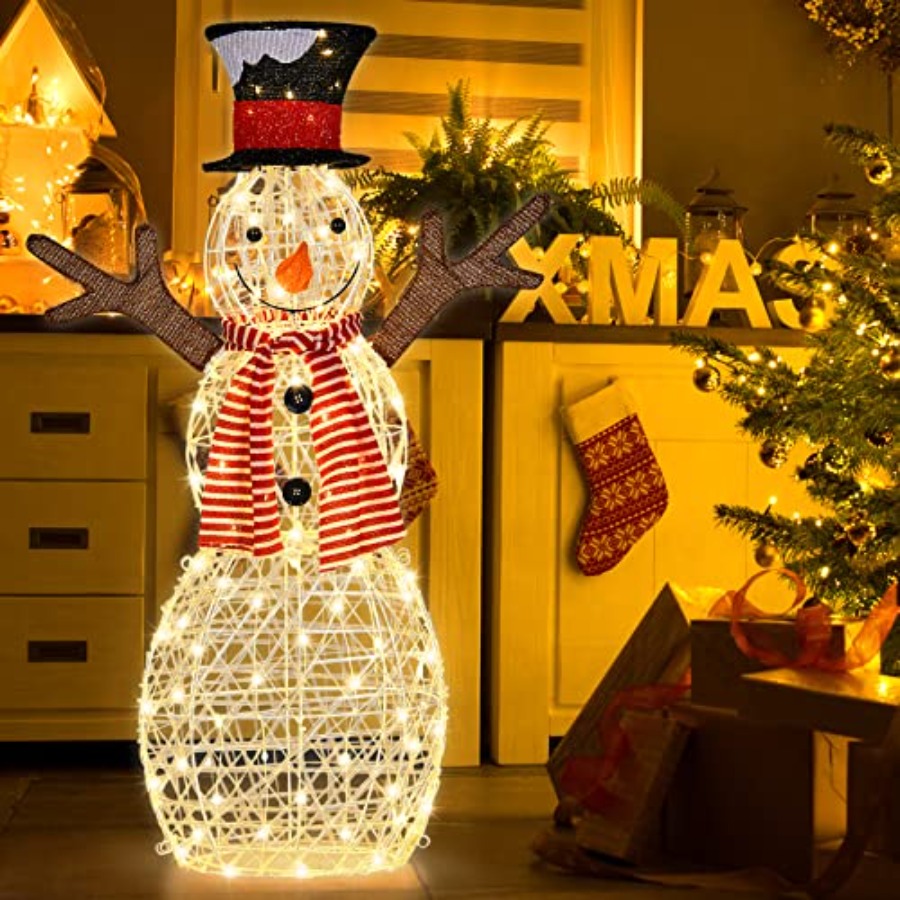 Christmas Outdoor Lighted Snow - Outdoor Lighting Ground 评论和价格