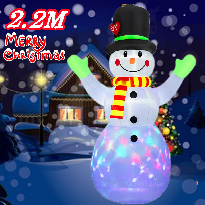 2.2M/7FT Christmas Inflatable  - Xmas Outdoor Lighting Decorations 评论和价格