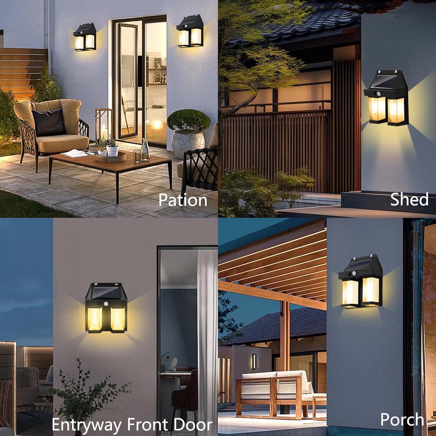 Solar Powered Wall Light Vinta - Outdoor Lighting Driveway 评论和价格