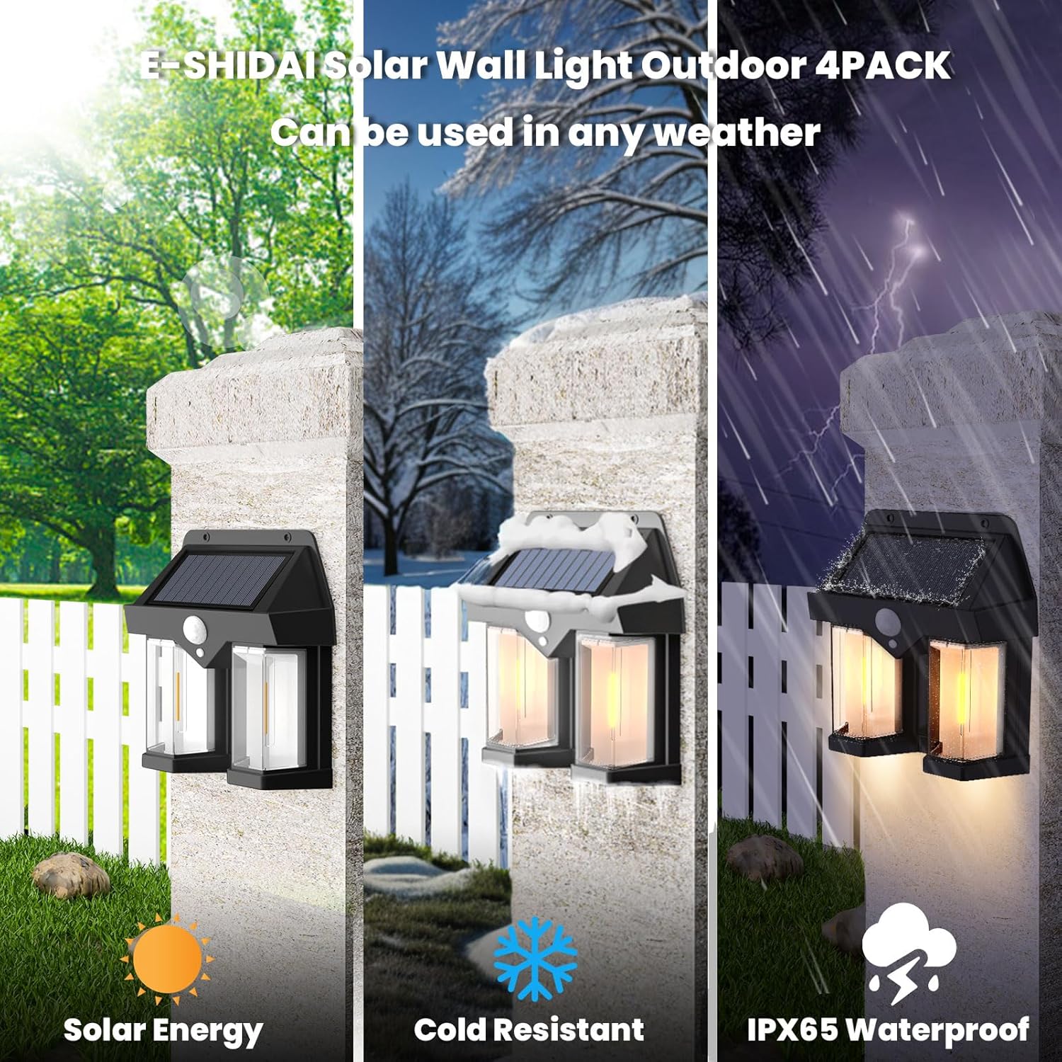 Solar Powered Wall Light Vinta - Outdoor Lighting Driveway 评论和价格
