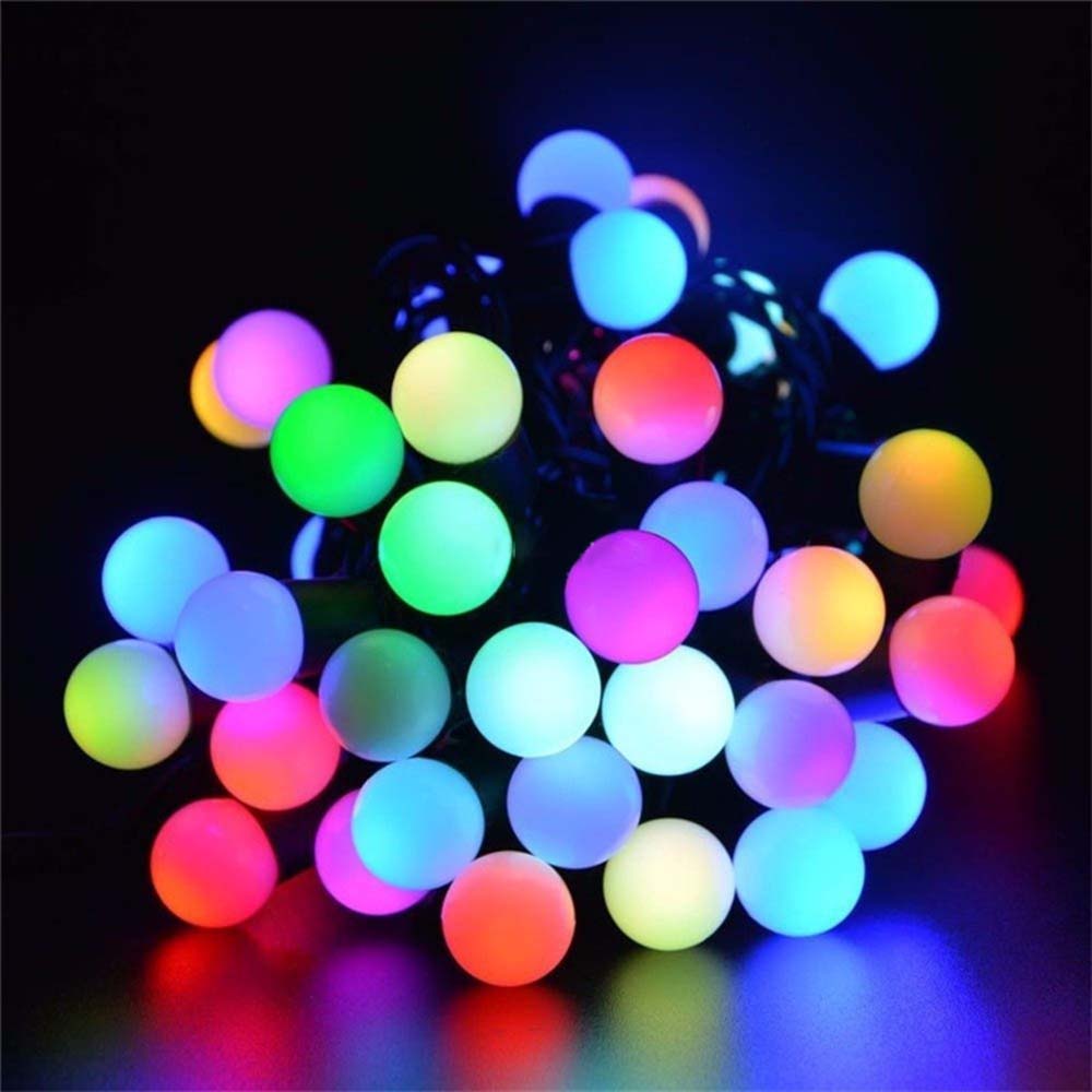 Multicolor 50Leds Solar Light  - Xmas Outdoor Lighting Decorations 评论和价格
