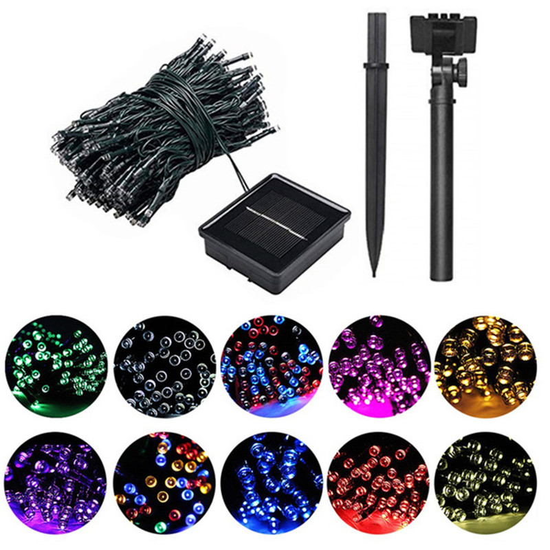 50/100/200 Led Solar Fairy Lig - Outdoor Lighting For Front Of House 评论和价格