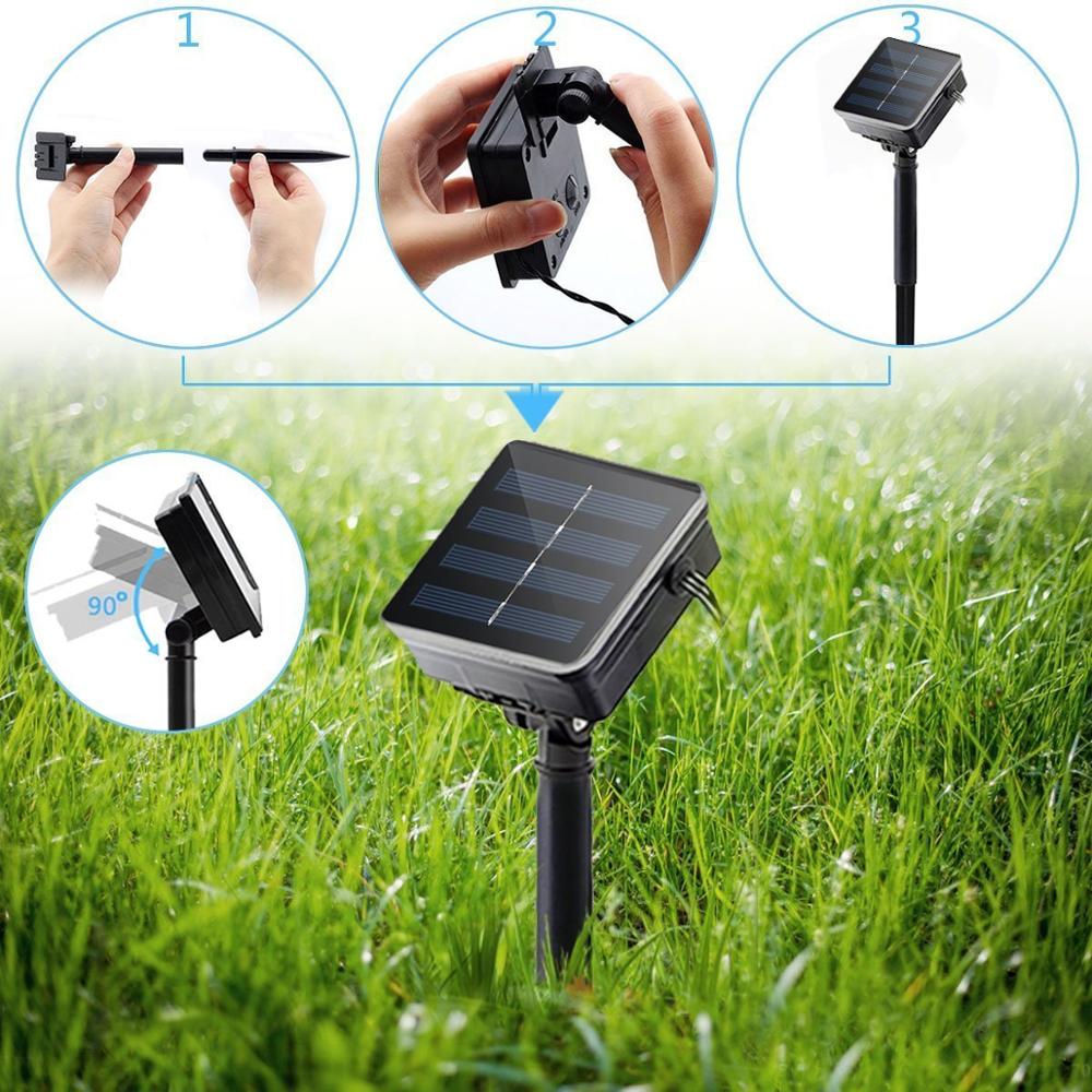 50/100/200 Led Solar Fairy Lig - Outdoor Lighting For Front Of House 评论和价格
