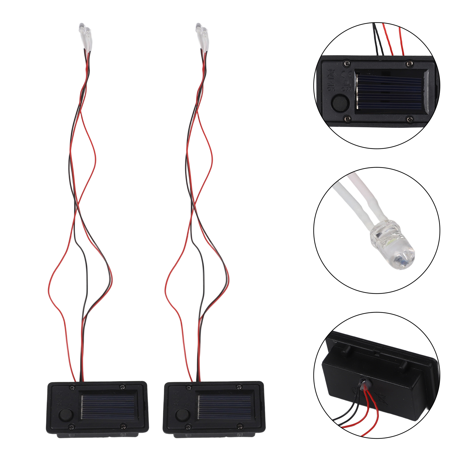2pcs Solar Light Boxes Replace - Outdoor Lighting Driveway 评论和价格