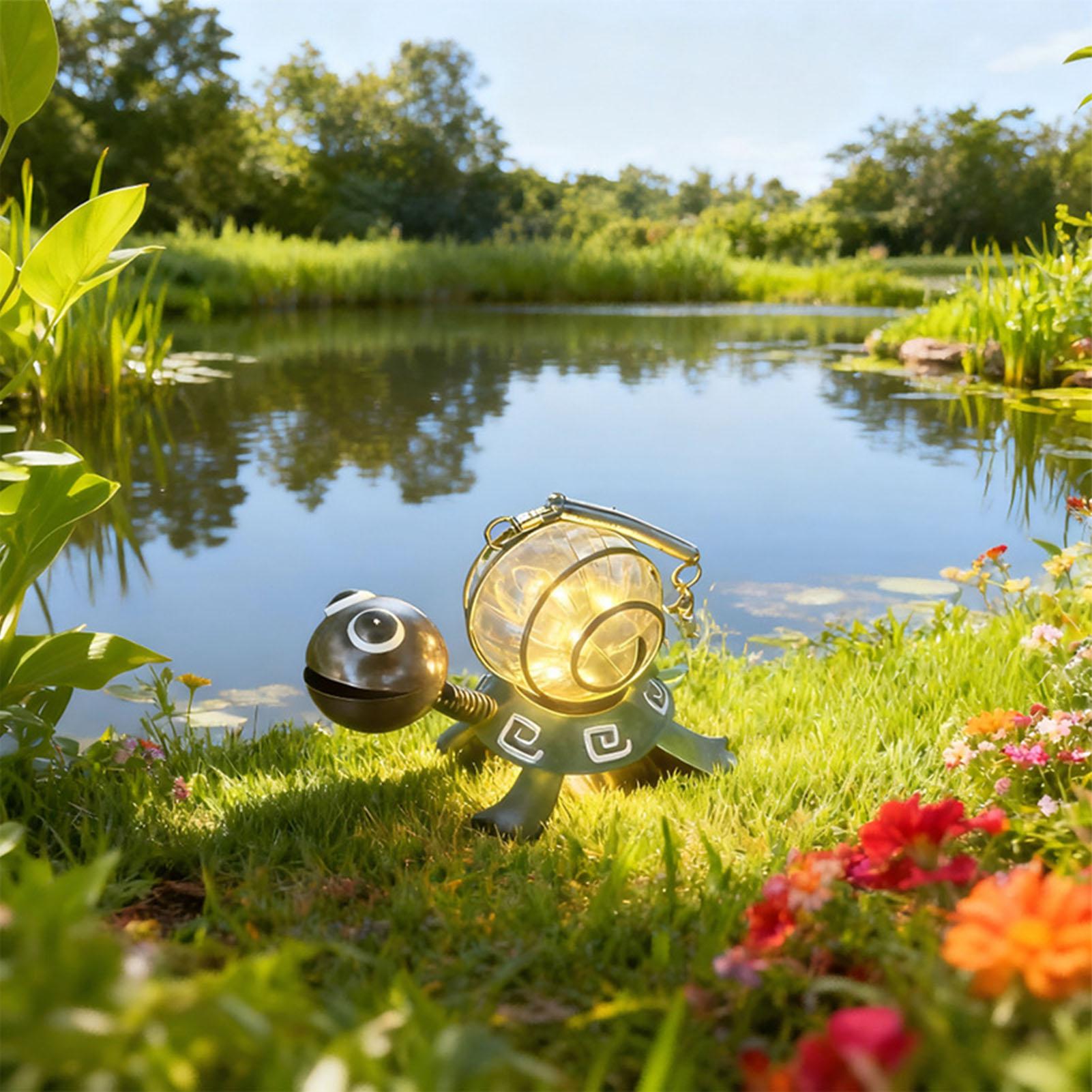 Turtle Solar Lights Outdoor Ga - Solar Path Light 评论和价格