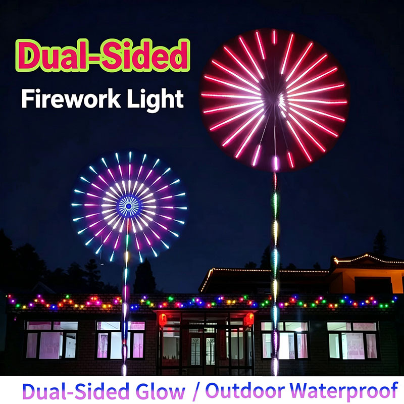 24 Tubes New Year RGB Firework - Outdoor Lighting Year Round 评论和价格