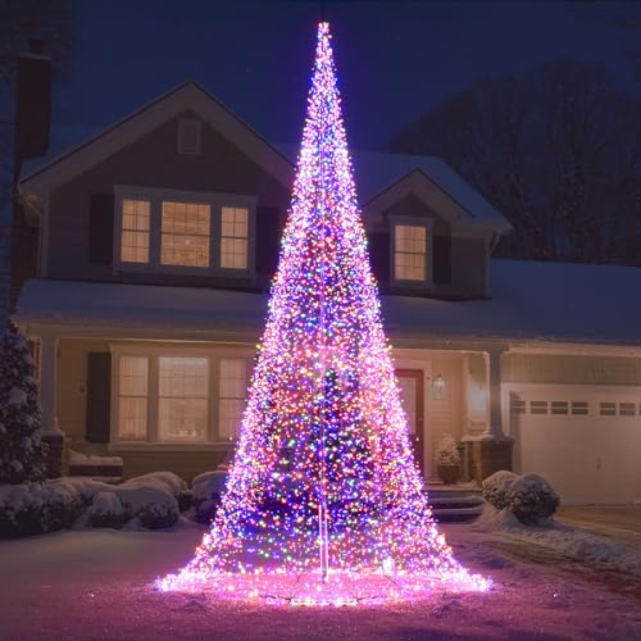 Outdoor Flagpole LED Christmas - Outdoor Lighting Install 评论和价格