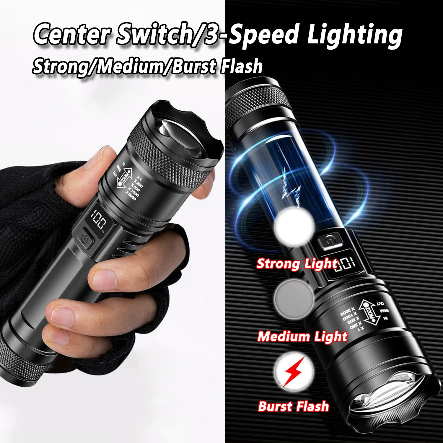 Ultra Bright LED Flashlight 20 - Outdoor Lighting B&Q 评论和价格